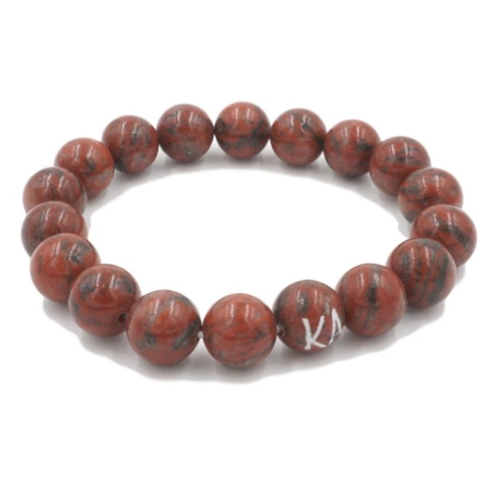 NWT Kinsley Armelle ORBIT COLLECTION JASPER BRACELET 10MM S/M